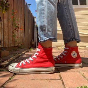 SOLD Red Converse